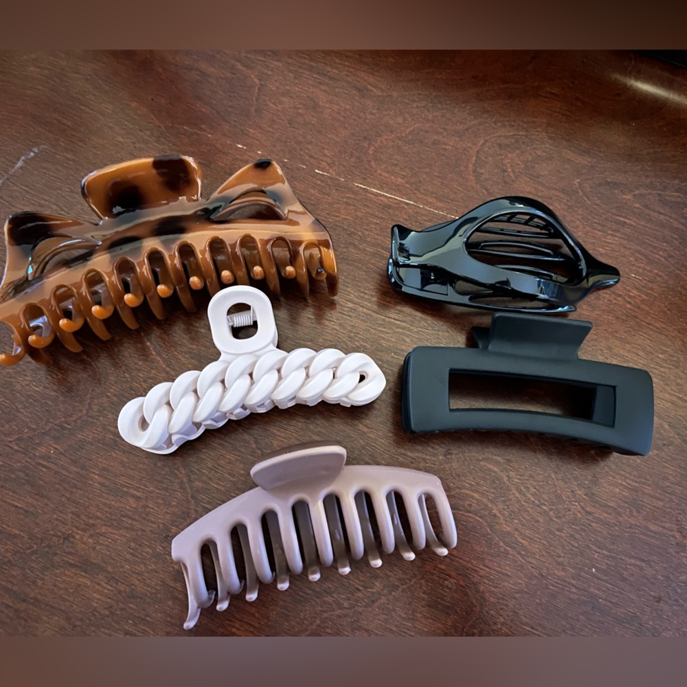 Hair Claw Clip Various Set of 5